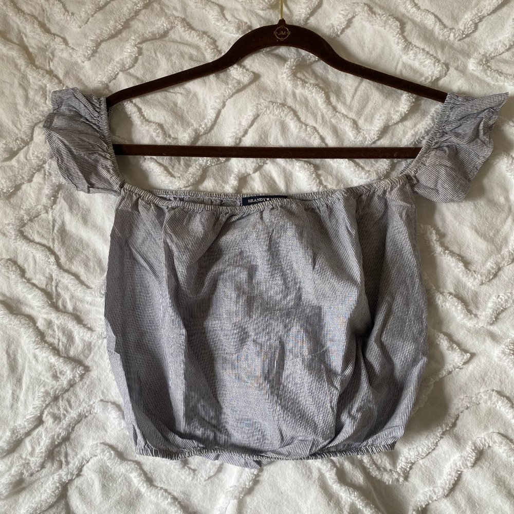 Worn Twice Brandy Melville Cotton cropped Top